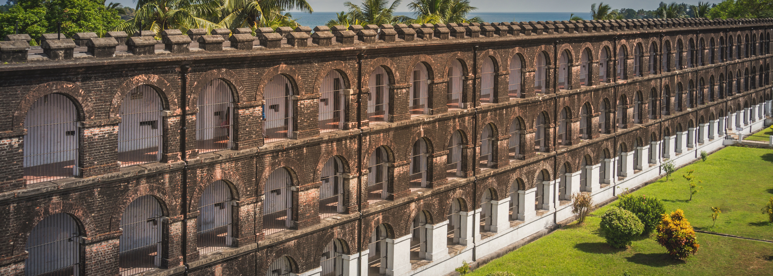 A glimpse into the stark design of the isolated cells within Cellular Jail.